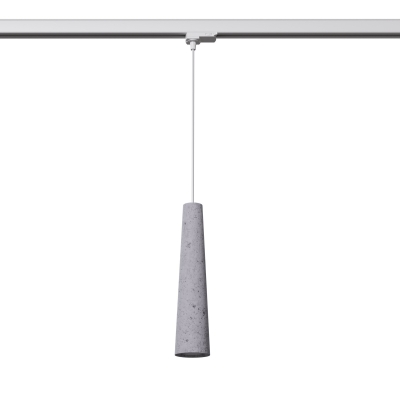 Lampa wisząca do systemu szynowego ELECTRA beton GU10 #W