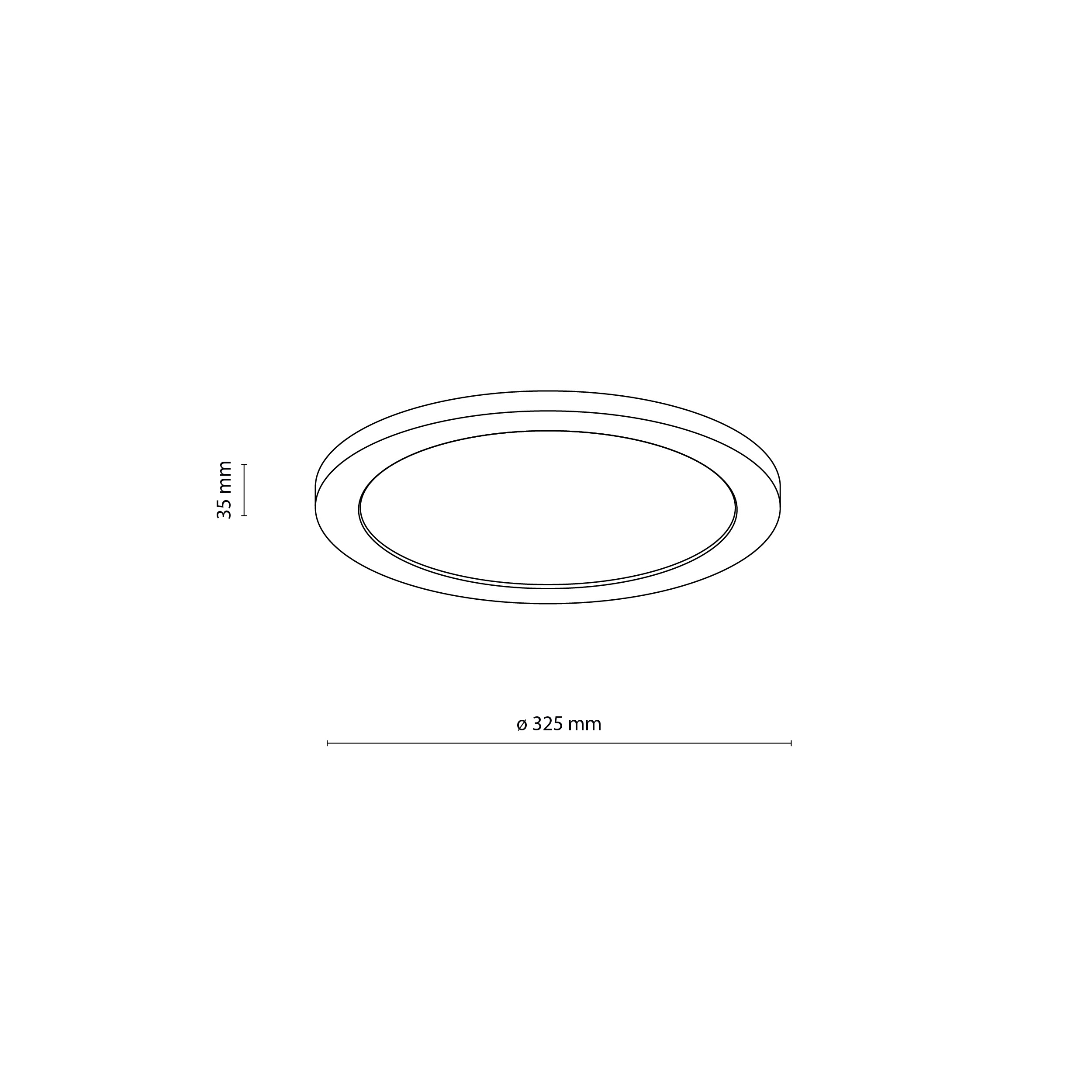 Drewniany plafon LED Aqua Wood 32,5 cm, IP54