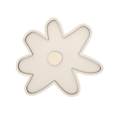 Jasnobeżowa lampka dziecięca Kwiatek