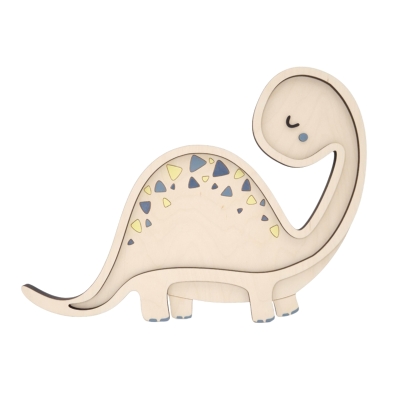 Naturalna lampka do pokoju dziecięcego Dino