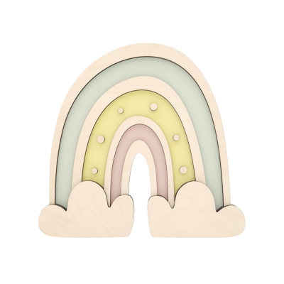 Dekoracyjna lampka ścienna do pokoju dziecka Tęcza