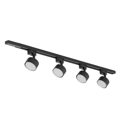 4-punktowy system szynowy, czarny Tracer Set Black 5, 1-fazowy