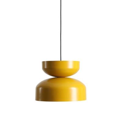 Musztardowa lampa wisząca Tula Dark Mustard