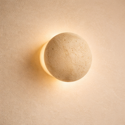 Lampa ścienna z kamienia naturalnego Stone