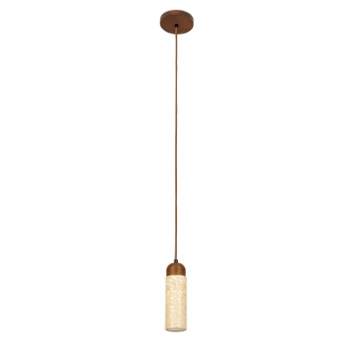 Lampa wisząca z naturalnego kamienia Stone - tuba