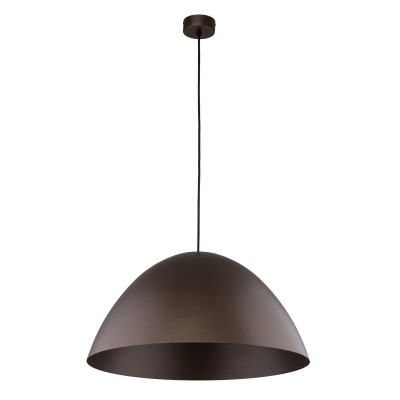 Ciemnobrązowa lampa - misa Faro 50 cm