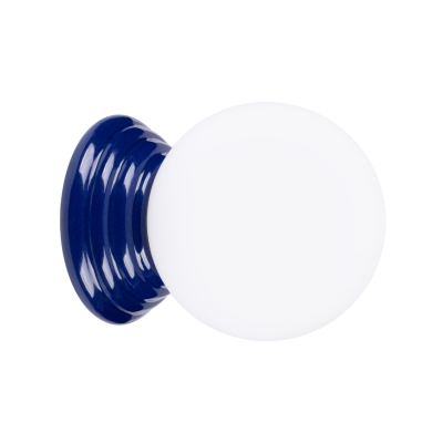 Ceramiczna lampa ścienna Greta IP44 - ultramaryna