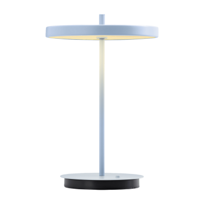 Bezprzewodowa lampa stołowa Asteria Move Monochrome – bladoniebieska