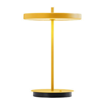 Lampa stołowa Asteria Move Monochrome  w słonecznym żółtym kolorze