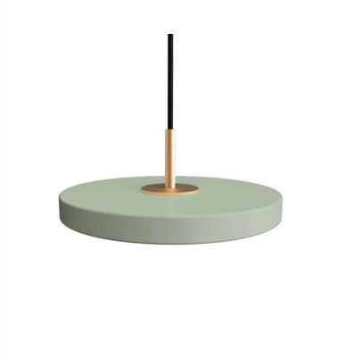 Oliwkowa lampa wisząca Asteria nuance do salonu