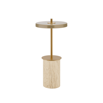 Lampa stołowa z trawertynu Asteria Move Mini