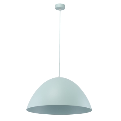 Wisząca lampa w miętowym kolorze Faro - klosz kopuła 50 cm