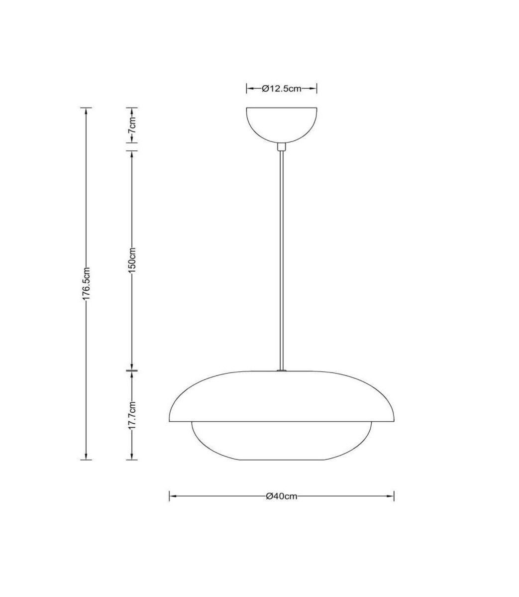 Lampa wisząca Younes - taupe