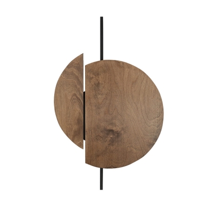 Duża lampa ścienna Sunset C - ciemnobrązowa