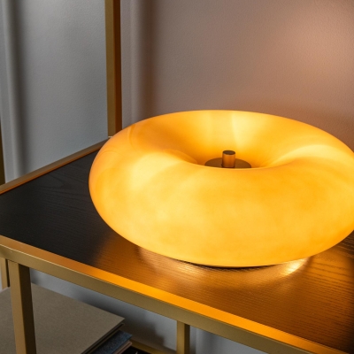 Lampka stołowa w stylu retro Sentino - donut