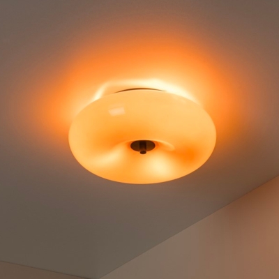 Lampa sufitowa - donut Sentino w stylu retro