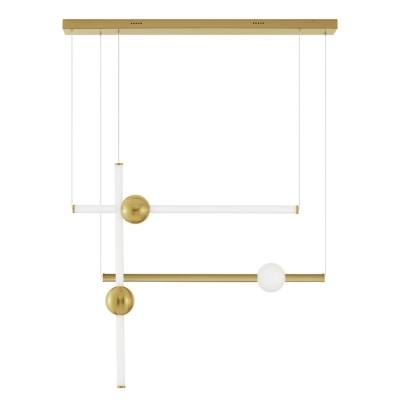 Efektowny, nowoczesny żyrandol LED Iguala