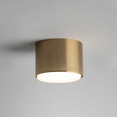 Krótka tuba sufitowa Orbis S - złota