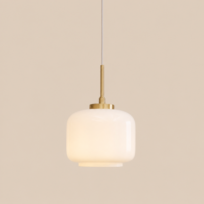 Lampa wisząca Arp z mosiężnymi detalami - OUTLET