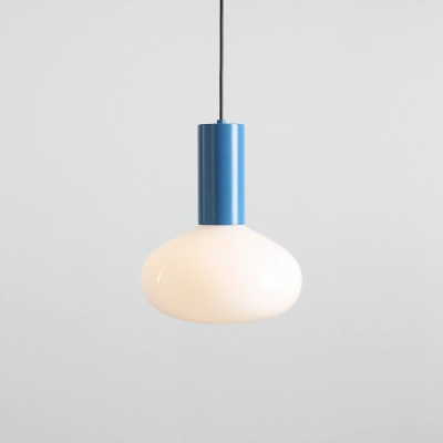 Lampa wisząca w niebieskim kolorze Flo M Sky