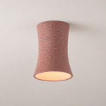 Cylindryczny spot betonowy Belviro - ceglasty