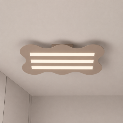 Nowoczesna lampa sufitowa Klover taupe