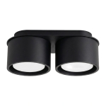 Czarna lampa sufitowa Base 2 - natynkowa