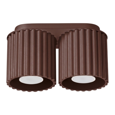 Czekoladowa lampa sufitowa Medina 2 GU10