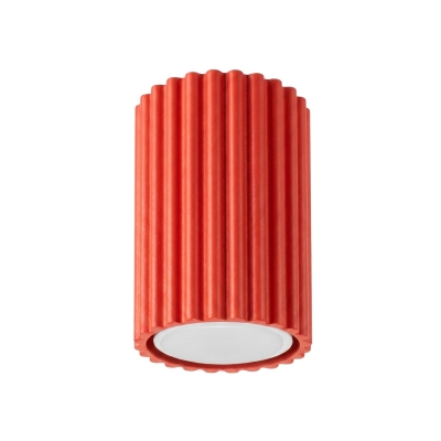 Czerwona lampa sufitowa - spot Dolkar