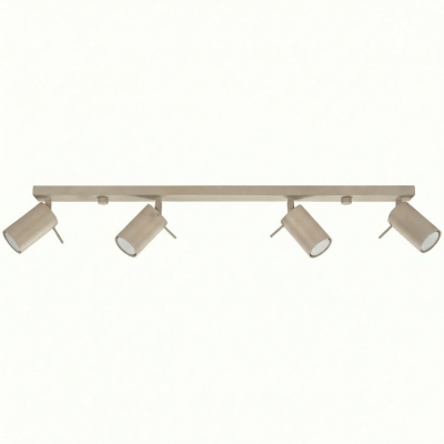 Prosta lampa sufitowa z reflektorami Arte 4 - taupe
