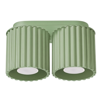 Mała, szałwiowa lampa sufitowa Medina 2 GU10