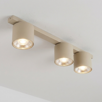 Beżowa, listwowa lampa sufitowa Caramel 3