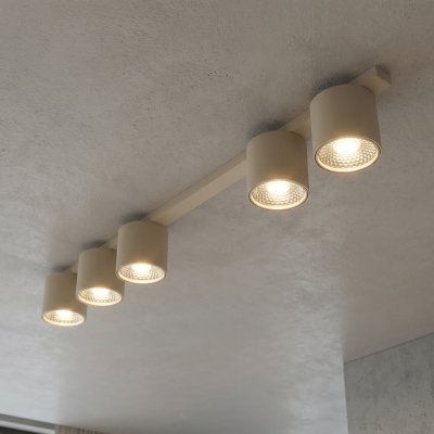 Beżowa lampa sufitowa listwowa Caramel 5