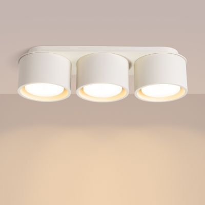 Potrójna beżowa lampa sufitowa Base 3 do stylowych wnętrz