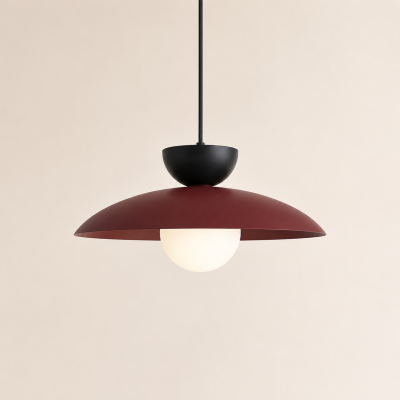 Mała lampa wisząca z kloszem w kształcie kopuły Nubo 30 cm