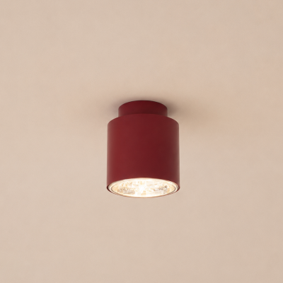 Burgundowy spot sufitowy Caramel - mała tuba