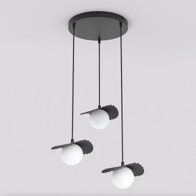 Lampa wisząca Lark 3 w stylu modern organic z trzema punktami światła