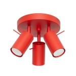 Czerwona lampa sufitowa Arte 3 Ring