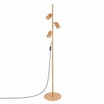 Designerska lampa Dolkar w złotym kolorze