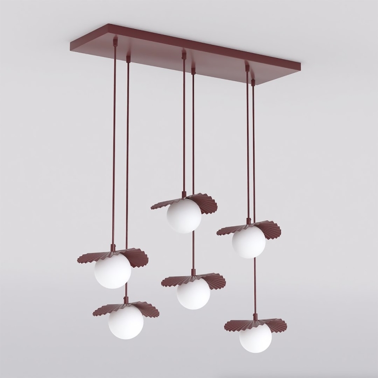 lampa-wiszaca-burgundowa-z-6-wiszacymi-lampami