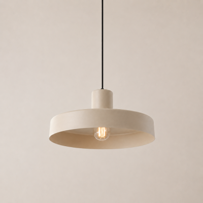 Nowoczesna lampa wisząca Luma 35 cm - taupe
