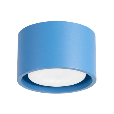 Spot natynkowy Base 1 błękitny na żarówkę G53 - 10 cm