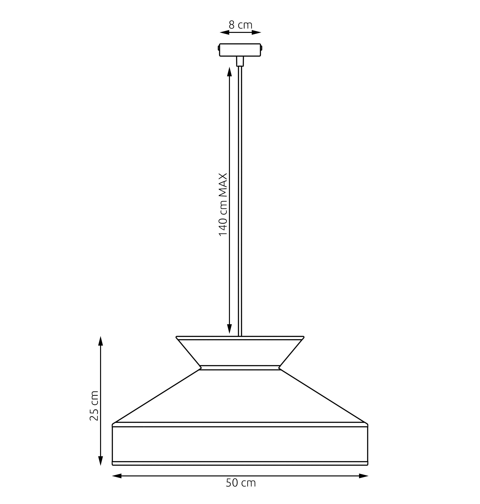 Zielona lampa wisząca z abażurem Solana