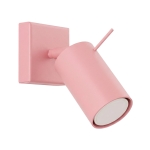 Lampa ścienna Arte w delikatnym różowym odcieniu