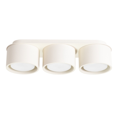 Potrójna beżowa lampa sufitowa Base 3 do stylowych wnętrz