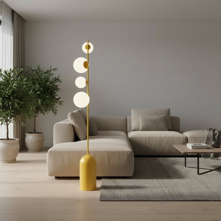 zolta-lampa-stojaca