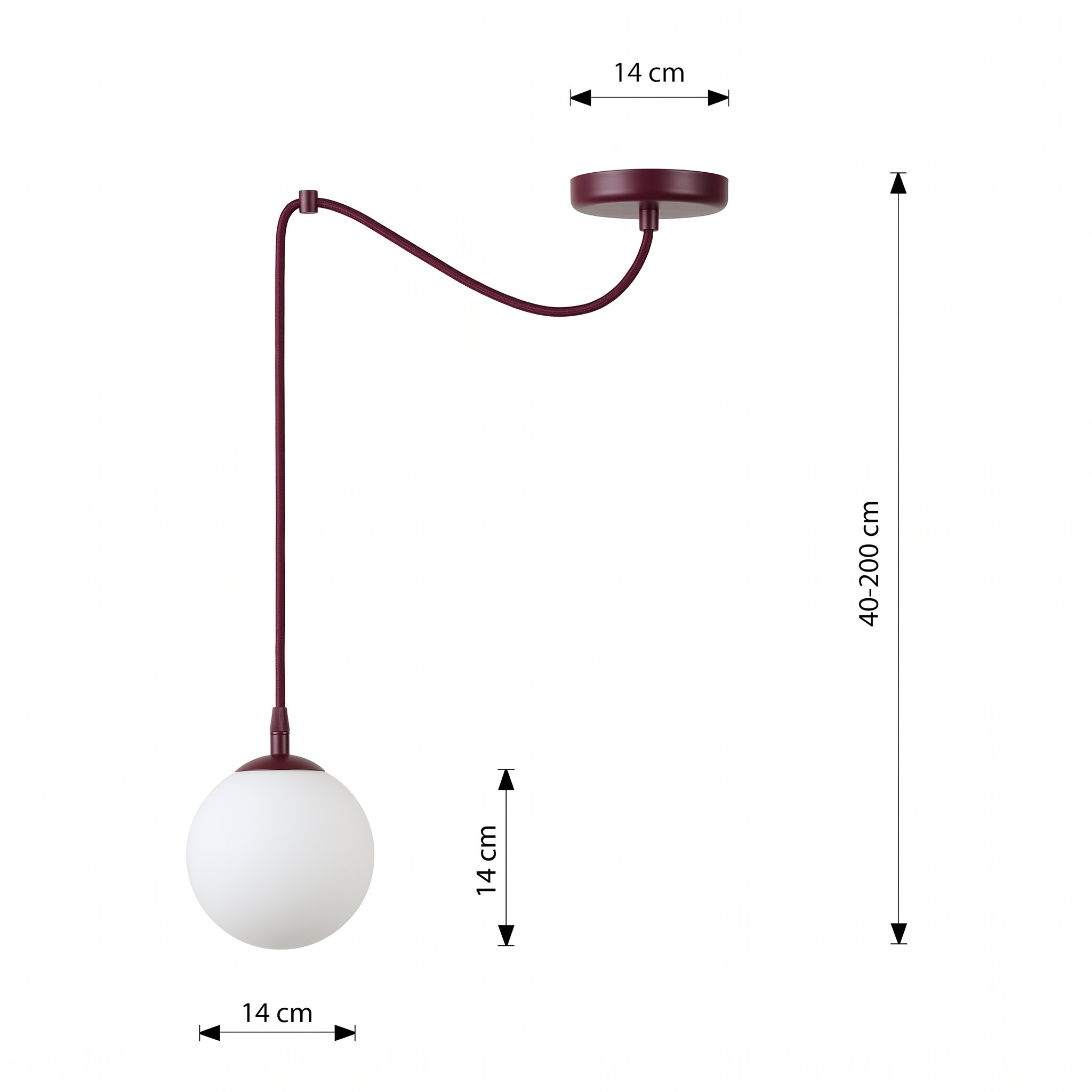 Lampa wisząca Blair Spider z opalowym kloszem