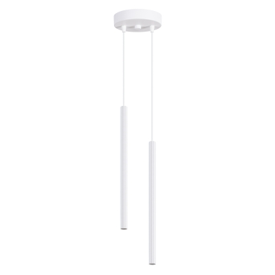 Lampa wisząca Stephanie 2 w kolorze białym