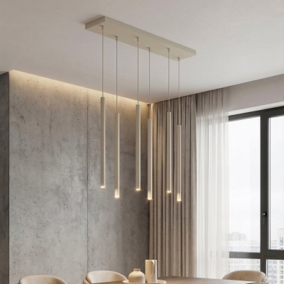 Beżowy żyrandol Heaven w stylu minimalistycznym