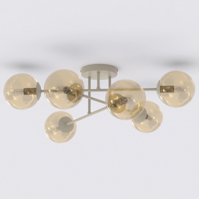 Lampa sufitowa Rovia z metalowym stelażem